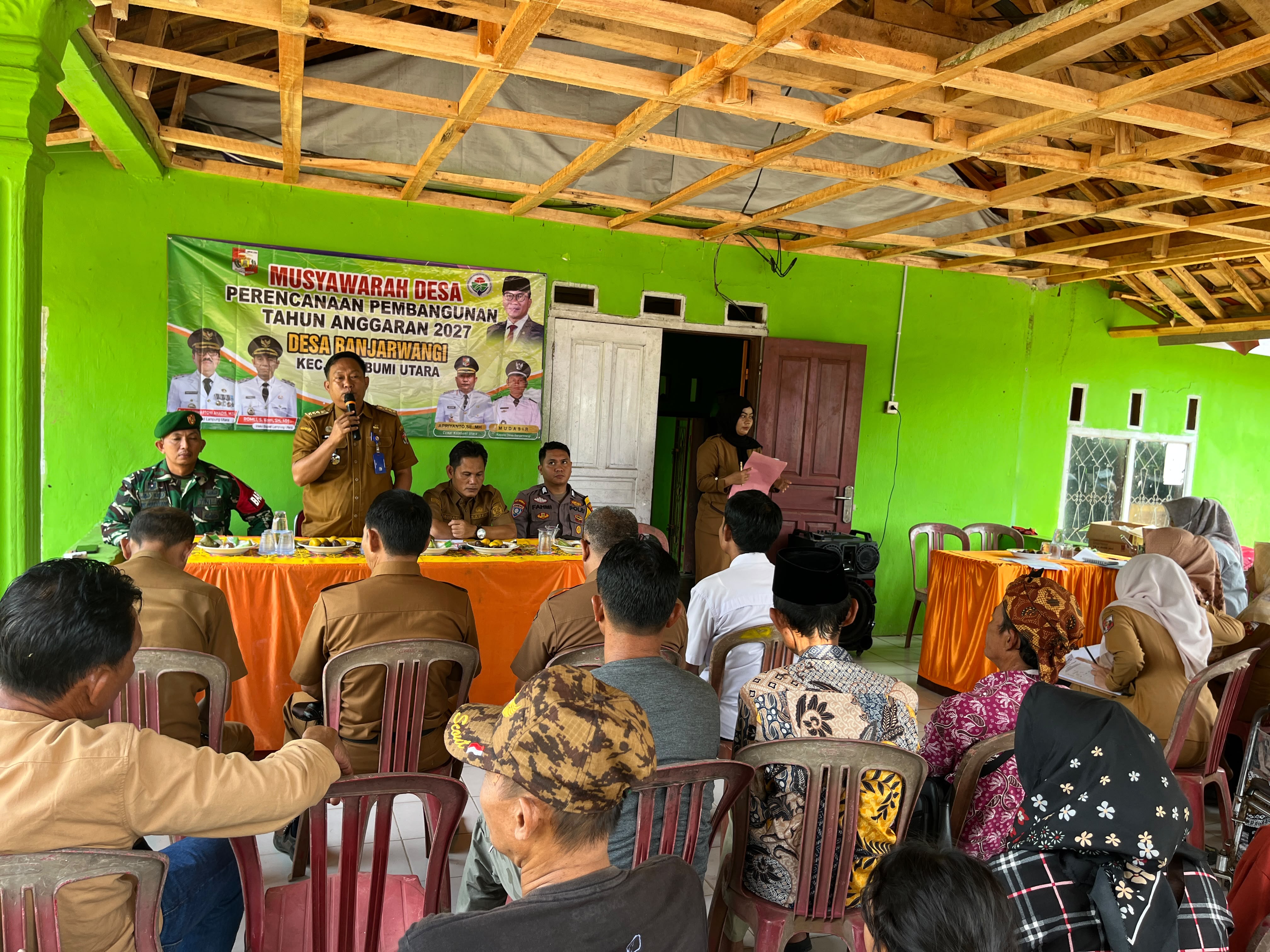 Pemerintah Desa Banjar Wangi Gelar Musrembang TA 2027 Sekaligus Salurkan BLT-DD Triwulan II